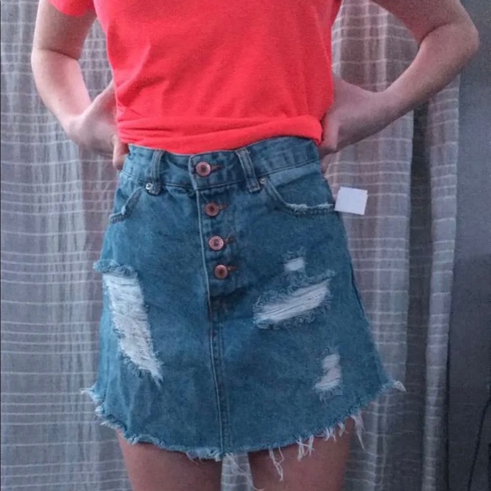 Forever 21 jean skirt